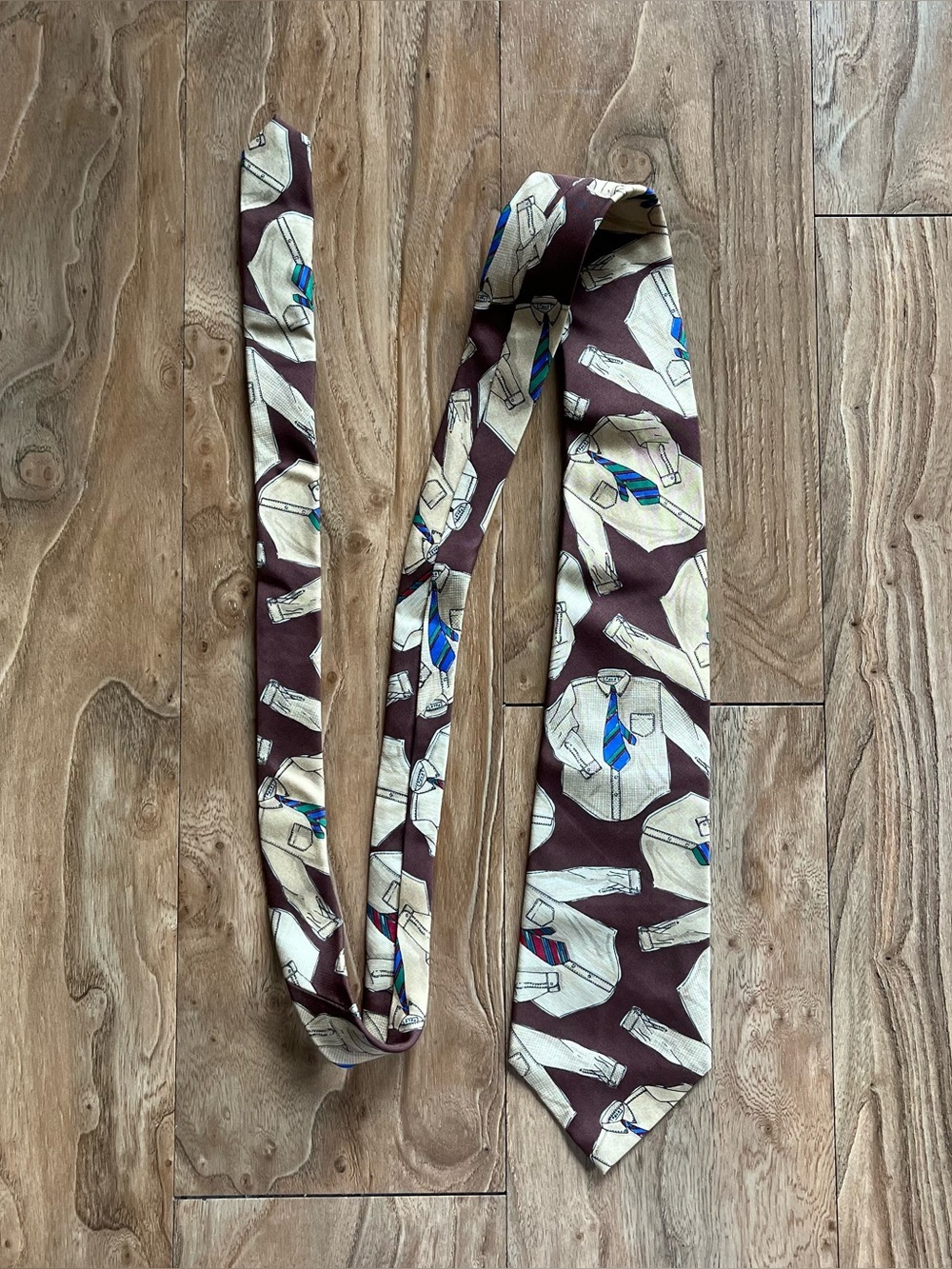 Vintage 90s polo Ralph Lauren novelty print tie